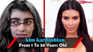 Kim Kardashian Transformation :  From 1 to 36 Years Old | Star News