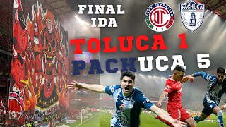 Color Toluca vs Pachuca 1-5 Final Ida  / Los Tuzos toman gran ventaja en la final contra Toluca