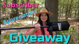 Subscriber Appreciation Giveaway