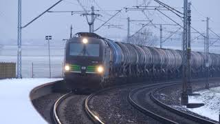 Siemens Vectron LTE 193 738 Logistic4Legends z cysternami Wągry 24.01. 2021