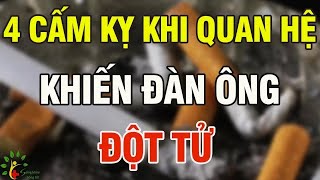 4 điều cấm kỵ khi quan hệ khiến đàn ông đột tử SKST