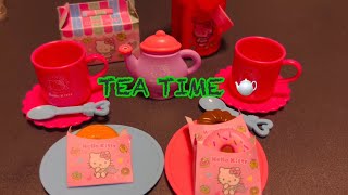 5 Minutes Satisfying Video with Unboxing Hello Kitty Tea Set | asmr