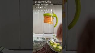 Detox water||Zucchini-Kinnow||healthy living#shorts#shortsyoutube