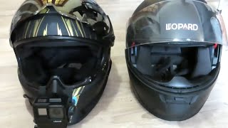 Rurok Motorcycle Helmet vs Cheap Leopard Motorcycle Helmet