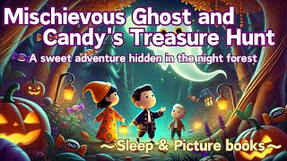 【Picturebook】 Mischievous Ghost and Candy's Treasure Hunt #54【Story-telling】【Lulling to sleep】【Lofi】