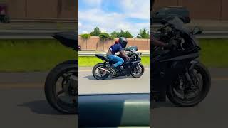 2020 Yamaha R6 big engine swap!😱 #bike #yamahar6 #huracan #svj #V12 #loud