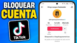 Cómo BLOQUEAR a ALGUIEN en TIKTOK (2024) Bloquear Usuario en TikTok