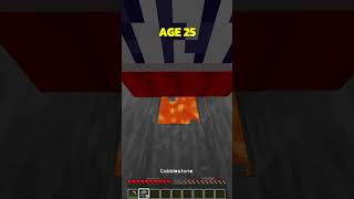 Minecraft How To Escape Crazy Traps At Every Age🤩(INSANE)😍 #minecraft #shorts