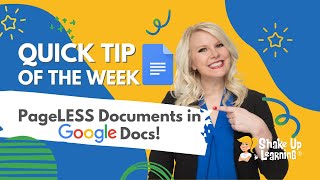 PageLESS Documents in Google Docs