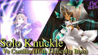 [Toram Online] - Solo Knuckle Vs Castillia (High Difficulty Boss)