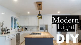 Modern Kitchen Island Hanging Light Fixture | How to | DIY