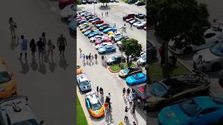 Insane Supercar Rally Takes Over Austin! V12 Revvs