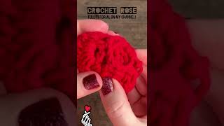 Fast & Easy Crochet Rose 🌹 Crochet, Garden, Repeat