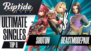 Shuton (Mythra/Pyra) vs BeastModePaul (Hero) - Riptide 2024 - Ultimate Singles - Winners Semis