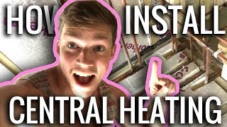 15 MINUTES! on How to Install Central Heating System for COMBI BOILER