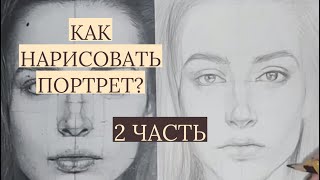 Как нарисовать портрет девушки простым карандашом? Пропорции лица