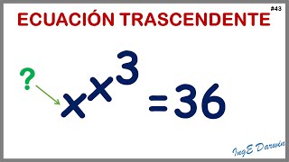 La clave para hallar la solución de una ecuación exponencial | 1 ejercicio