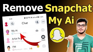 How To Remove Snapchat My AI | Snapchat My AI Kaise Hataye | Remove My AI On Snapchat