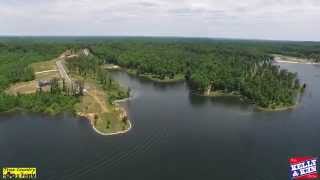 Aerial Footage of The Carroll County 1000 Acre Lake