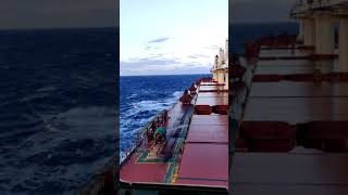 Evening at sea 🌊 Merchant Navy life 🚢 Merchant Navy status #shorts  #merchantnavy  #shipping