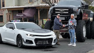 Trading A Twin Turbo Camaro ￼For A MONSTER TRUCK