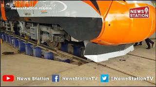 Vande Bharat Express : Maintenance of Underslung Equipment at Shakurbasti Train-set Depot