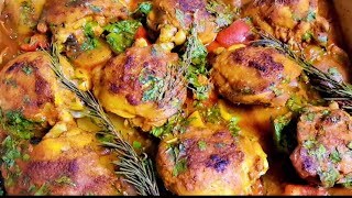 Baked Chicken and Potato full meal Recipe | Potato Chicken Recipe | Recipe in Urdu