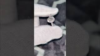 Oval Cut Halo Engagement Ring