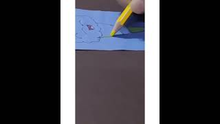 How to draw a cotton candy# Easy drawing# Shorts