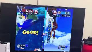 Dr. Eggman loses to Sonic on Dream Platform