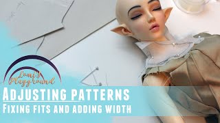 Adjusting patterns that don't fit your doll