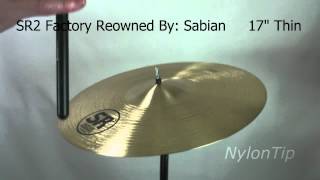 Sabian 17" Thin Crash Cymbal www.phillydrums.com