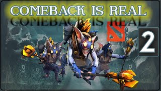 COMEBACK IS REAL WATCH FROM 0 /6/0 TO RAMPAGE !!! EASY GAME FOR MEEPO IMMORTAL WATCH AND LEARN ! #2