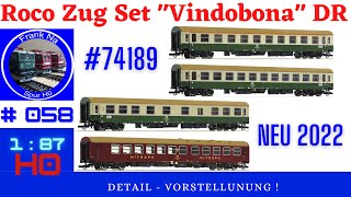 Roco H0 Vindobona Set #74189- Neu Unboxing und Test