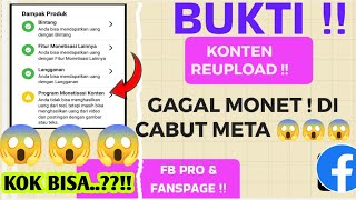 TERBUKTI ! KONTEN REUPLOAD ATAU KONTEN TIDAK ASLI BERESIKO MONETISASI KONTEN DI BATASI