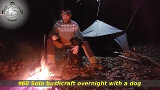 Jaskiniowiec. #60 Solo bushcraft overnight with a dog