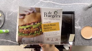 Real Time Cook: Black Bean Veggie Burgers.