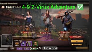 Doomsday Last survivors Z-Virus Adventure 4-9 How to complete 1-1 to 8-10 coming my chanel