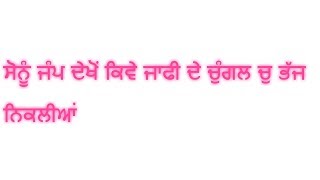 ਸੋਨੂੰ ਜੰਪ ਦੇਖੋਂ ਕਿਵੇ ਜਾਫੀ ਦੇ ਚੁੰਗਲ ਚੁ ਭੱਜ ਨਿਕਲੀਆਂ