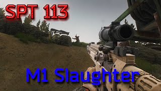 Single Player Tarkov 113 - Slaughter with the M1 #eft #tarkov