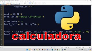 ¡Construcción rápida de una calculadora con Tkinter!