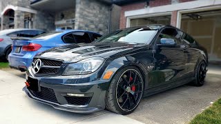 TUNED My 6.2L C63 AMG - Can It Beat A W205 C63S COUPE NOW?