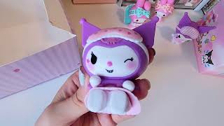 ASMR unbox Sanrio blindbox cute set #kuromi  #sanrio #unboxing #blindbox