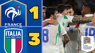 UMILIATI 🤣 MAMMA MIA QUANTA GRINTA CHE HA QUESTA  ITALIA🥰 FRANCIA 1-3 ITALIA