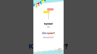 Indonesian Word of the Day 34 | Nyasar #shorts #learnindonesian #easyindonesian