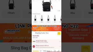 Rekomendasi slingbag cowok yang banyak dicari | link produk dikomentar