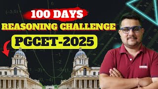 PGCET MBA/MCA-2025 | PGCET 2025-100 Days Reasoning Challenge