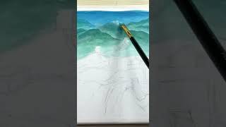 How To Paint The Great Wall / Easy Acrylic Painting