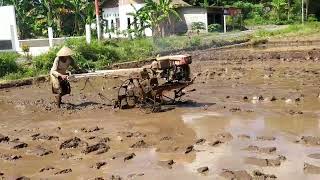 Brown Land,Traktor Quick G3000 Pelan Pelan Bajak Sawah