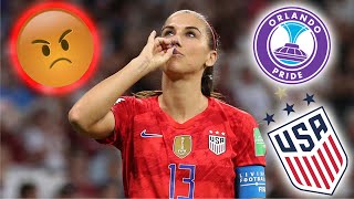 Alex Morgan ● Angry Moments ● USWNT and Orlando Pride